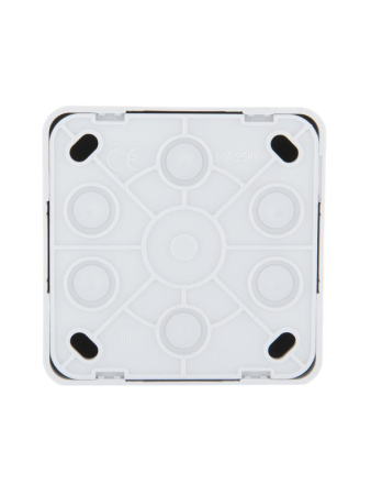 Розетка компьютерная 1-м ОП Viola RJ45 бел. LEZARD 751-0200-139