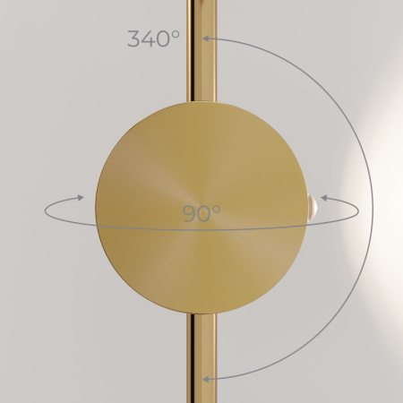 Бра Elektrostandard 40154/LED латунь 4000K