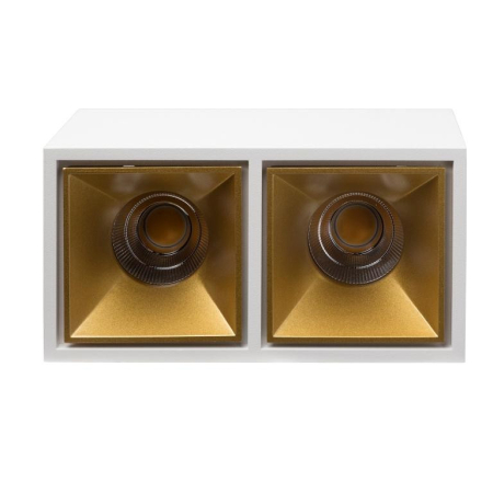 Накладной светильник LeDron KUBING 2 White/Gold