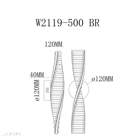 Бра iLedex W2119-500 BR