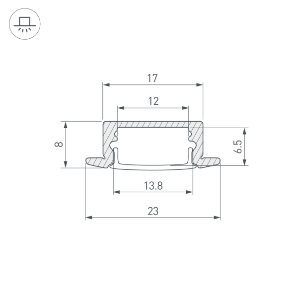 Профиль Arlight 040301
