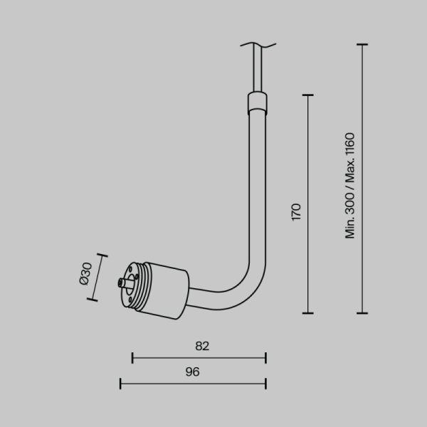 Заглушка Maytoni Technical CA024PL-P-B