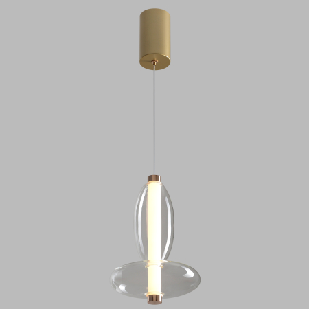 Crystal Lux Светильник подвесной Crystal Lux QUASAR SP7W LED TRANSPARENT