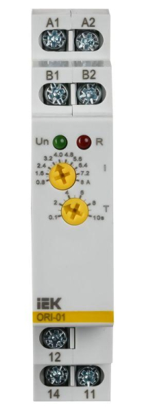 Реле тока ORI 0.8-8А 24-240В AC/24В DC IEK ORI-01-8