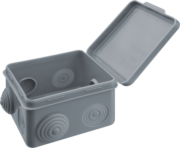 Коробка распаячная ОП 93 247 NSS-DB-80-80-50-7-GR Navigator 93247