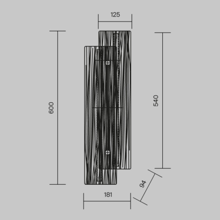 Бра Maytoni MOD439WL-L10BSK