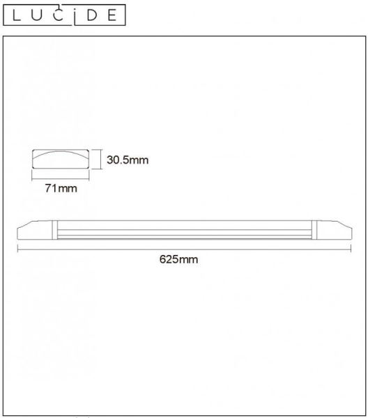 Линейный светильник LUCIDE 79195/18/61