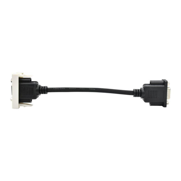 Розетка 2мод. VGA M/M РКМ-20-20-П бел. PRIMER IEK PR-KK40D-RV-0-2-K01