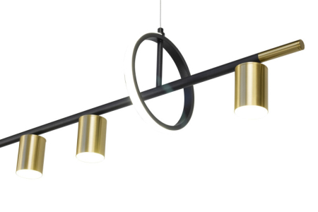 Люстра на штанге AM Group AM438 POLISHED GOLD