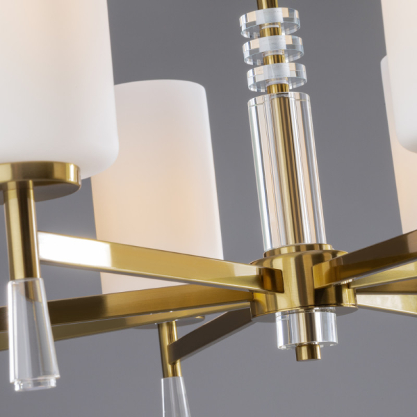 Люстра на штанге Freya FR2031PL-08BS