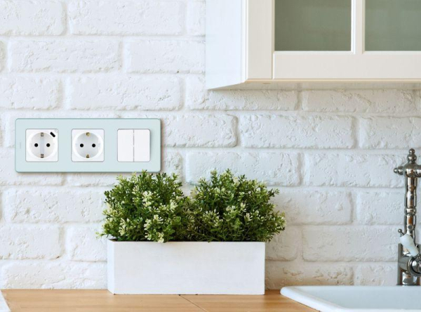 Розетка 1-м СП Inspiria 16А IP20 250В 2P+E немецк. стандарт с заряд. устройством USB тип C 1.5А 5В механизм бел. IEK 673770