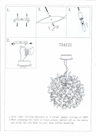 Подвесная люстра Lightstar 754121