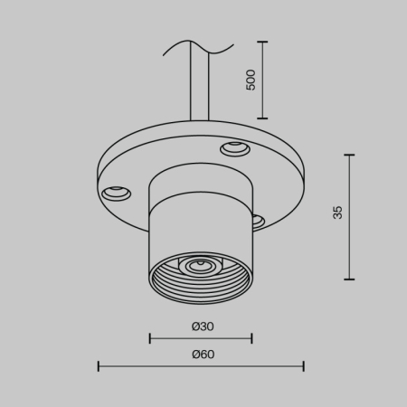 Крепеж Maytoni Technical CA023BI-P-B