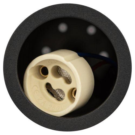 Светильник PL24 BK MR16 GU10 потолочн. черн. Эра Б0059811