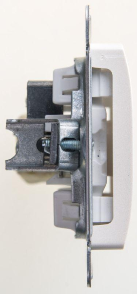 Розетка телевизионная одиночная TV 1-м СП Glossa 1дБ механизм перламутр SE GSL000691