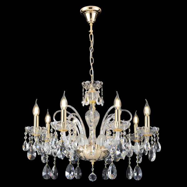 Crystal Lux Люстра Crystal Lux MONICA SP8 GOLD