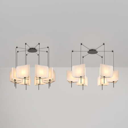 Светильник подвесной Bricola 8х40Вт E14 IP20 Freya FR5511PL-08B