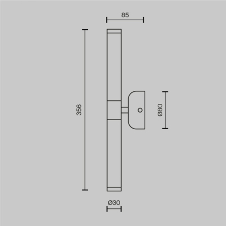 Бра Maytoni MOD106WL-L10G3K