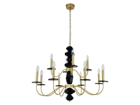 Подвесная люстра Newport 3878+4/С brass