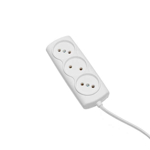 Удлинитель 3х1.5 6А 6А 1300Вт ШВВП2х0.75 модель Р16-010 Si Volsten 13583