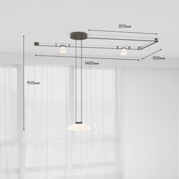 Трек-система Denkirs DK55SET02-02-DB