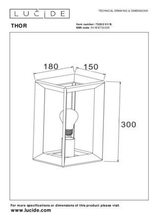 Бра LUCIDE 73202/01/15