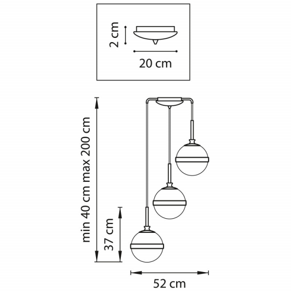 Каскадная люстра Lightstar 813137