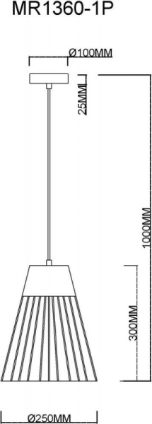 Подвесной светильник MyFar MR1360-1P