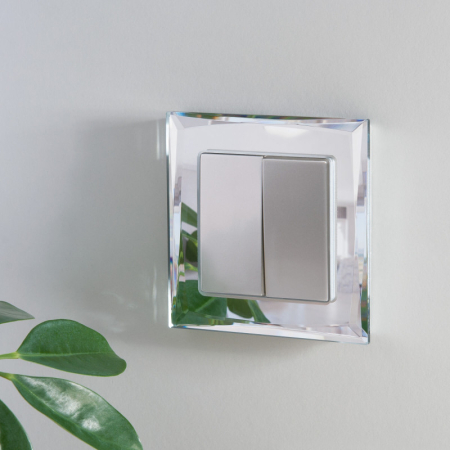 Выключатель Werkel W1122006 серебряный