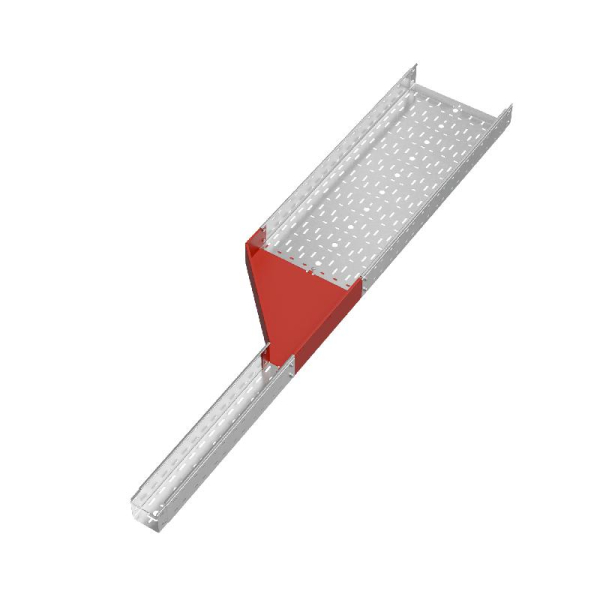 Переходник для лотка левый 100х100-400 "ПЛЮС" PDplus100-100-400-L INOX304 КМ PL5862