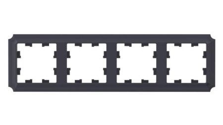 Рамка 4-м AtlasDesign Antique универс. карбон SE ATN101004