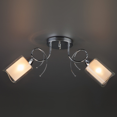 Накладная люстра Eurosvet 30122/2 хром