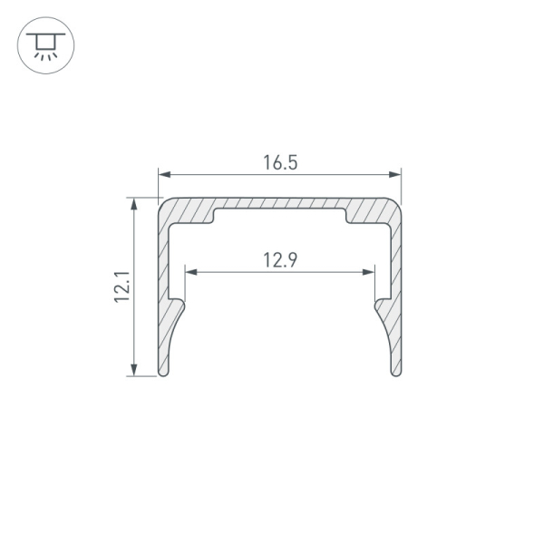 Профиль Arlight 062506