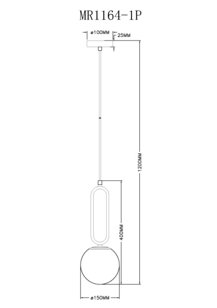 Подвесной светильник MyFar MR1164-1P