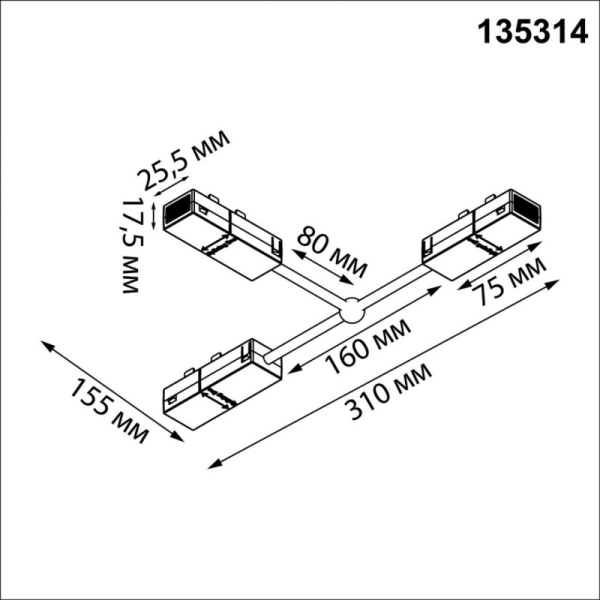 Коннектор Novotech 135314