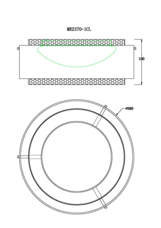 Накладной светильник MyFar MR2370-1CL