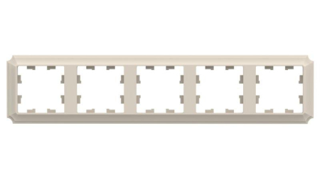 Рамка 5-м AtlasDesign Antique универс. беж. SE ATN100205
