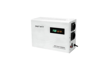 Стабилизатор напряжения настенный SMARTWATT AVR SLIM 1500RW