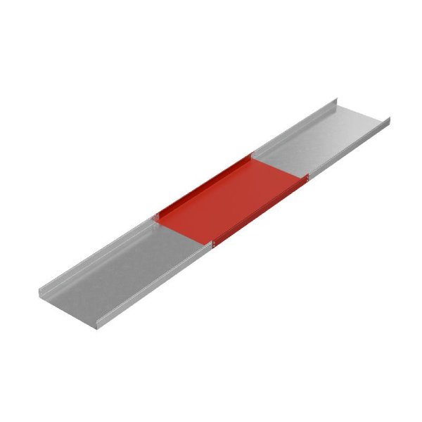 Лоток листовой неперфорированный 600х80 L2500 1.2мм "Стандарт ПЛЮС" LNEplus80-600-1.2-2500 INOX304 КМ PL12639