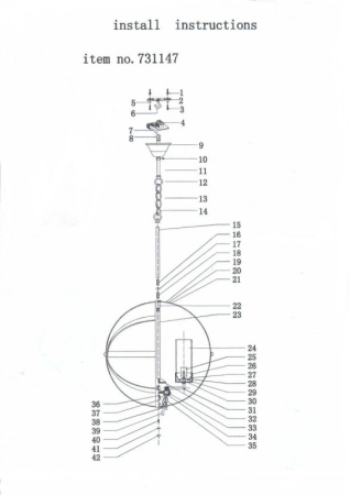 Подвесная люстра Lightstar 731147