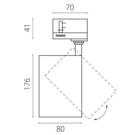 Светильник на шине Lightstar C4306QT