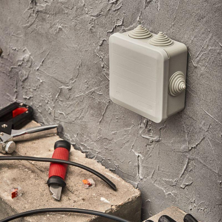 Коробка распаячная ОУ 100x100x50 мм, IP55 REXANT