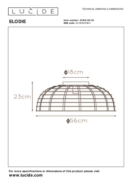Накладной светильник LUCIDE 45149/56/30
