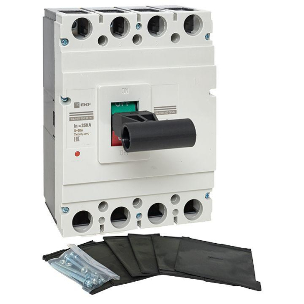 Выключатель автоматический 4п 400/250А 5In 42кА ВА-99М PROxima EKF mccb99-4P5In400-250m