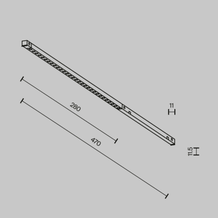 Светильник на шине Maytoni Technical TR241-4-6WTW-DD2-B