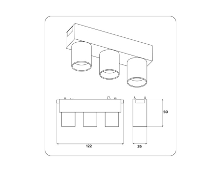 Светильник на шине Ambrella Light GV1504