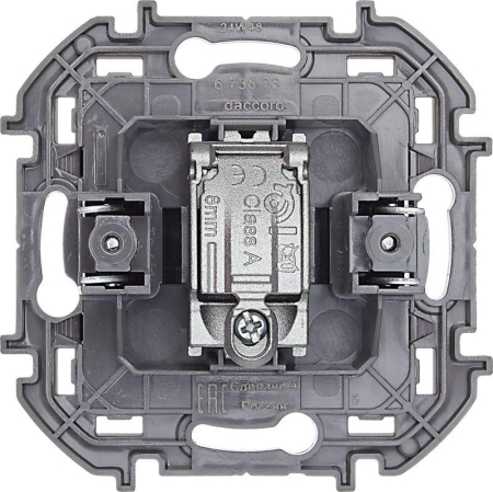 Розетка телевизионная оконечная TV Inspiria 10дБ 5-862мГц механизм антрацит IEK 673873