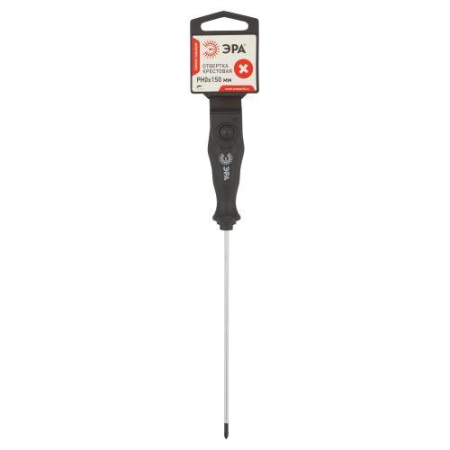 Отвертка PH 0х150мм крестовая двухкомпонентн. рукоятка ЭРА Б0055838