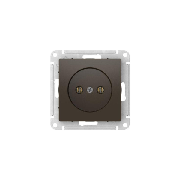 Розетка AtlasDesign 16А без заземл. без шторок быстрозажим. клем. механизм мокко SE ATN000641S