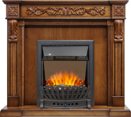 Royal Flame Каминокомплект Neapol - Дуб антик с очагом Aspen Black